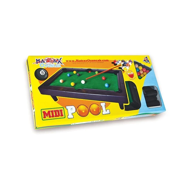 ZeycanHome 040 Midi Pool Bilardo Oyunu (orta boy) Kız Erkek Çocuk Oyuncak Eğitici Oyuncaklar ürün görseli 1