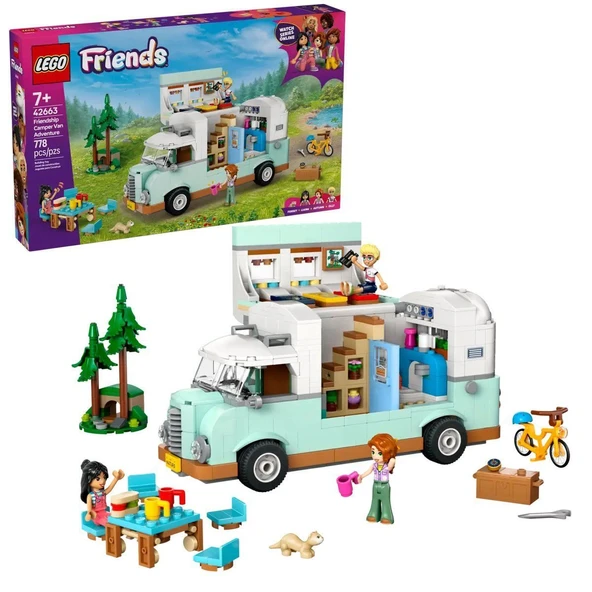 ZeycanHome 42663 Lego Friends Arkadaşlık Karavan Macerası parça + yaş Kız Erkek Çocuk Oyuncak Eğitici Oyuncakla ürün görseli 1