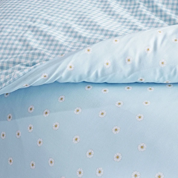 Taç Dorian Seç&Ser Çift Kişilik Nevresim Takımı Mavi - Resim 3