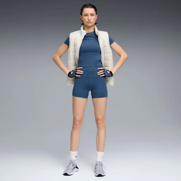 Puma 527470 80 W Puma Shape Yüksek Bel 3 İnç Kadın Kısa Şort Tayt - 2