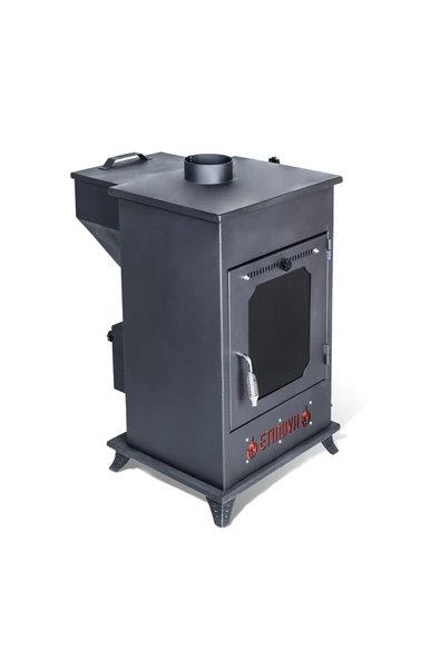 Etinova Eti-B2 Büyük Fırınsız Odun ve pelet yakan Şömine Tipi Soba - 3