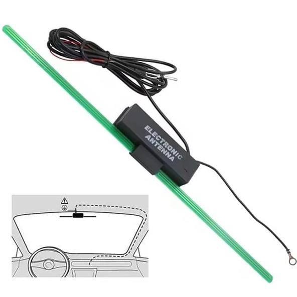 PowerMaster PM-2291 Üniversal Elektronik Cam Oto Anteni - Resim 2