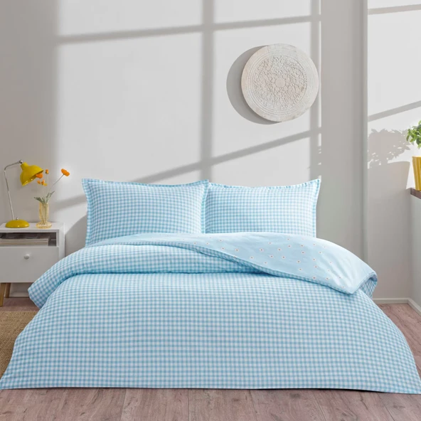 Taç Dorian Seç&Ser Çift Kişilik Nevresim Takımı Mavi ürün görseli 1