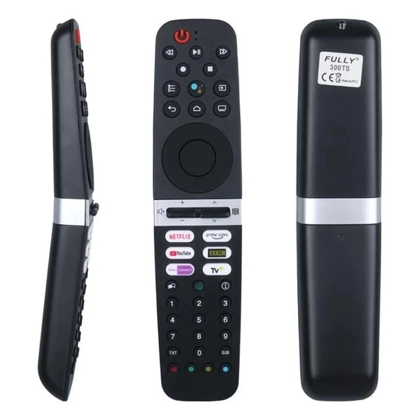 Arçelik-Beko-Grundig Netflix - Prime Video - Youtube - Disney+ - Exxen -Tv+  Tuşlu Lcd Tv Kumanda (300TS)