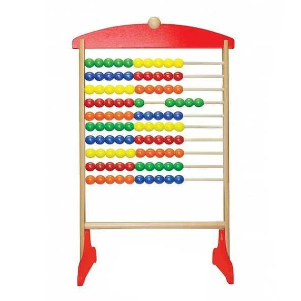 ZeycanHome KR031 Woodoy Abaküs 100lü Kız Erkek Çocuk Oyuncak Eğitici Oyuncaklar - Resim 2