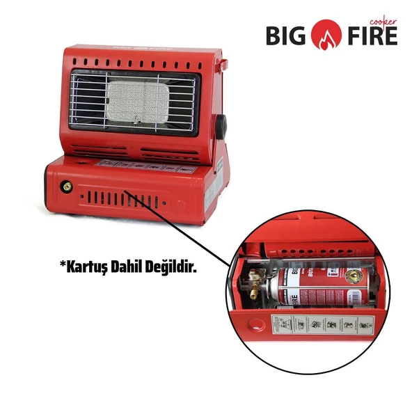 Big Fire Maxi Portatif Kamp Sobası - Resim 2