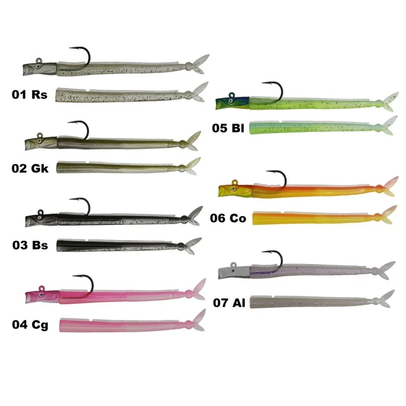 Tubertini Iberica Eel Attack 10cm 6.5gr 1+1 Silikon Yem  C02 ürün görseli