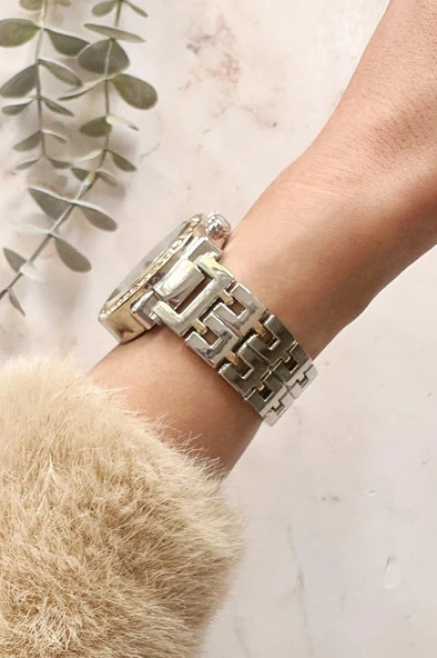 Regulus Gümüş Kordon Gold Detay Kadın Kol Saati - Resim 3