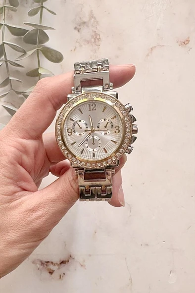 Regulus Gümüş Kordon Gold Detay Kadın Kol Saati ürün görseli 1