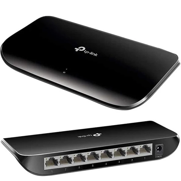 TP-Link TL-SG1008D 8 Port 10/100/1000 Gigabit Switch ürün görseli 1