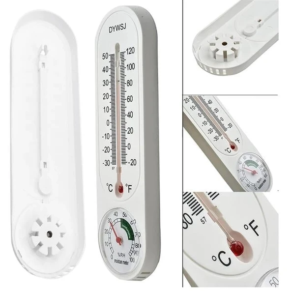 Powermaster PM-24665 Analog Sıcaklık Nem Ölçer Termometre - Resim 2