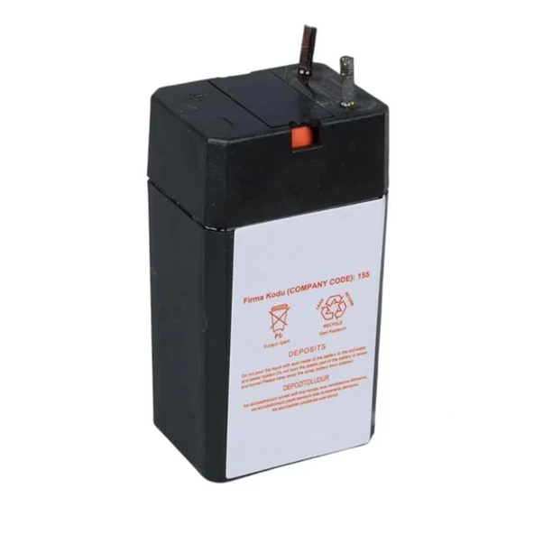 Yokohama YH-40.3 4 Volt - 0.3 Amper Akü (25.5x19.5x48 mm) - 2