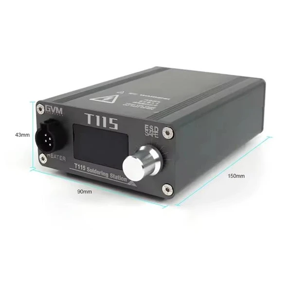 PowerMaster GVM-T115 45 Watt SMD Havya İstasyonu 120-450 Derece - 4