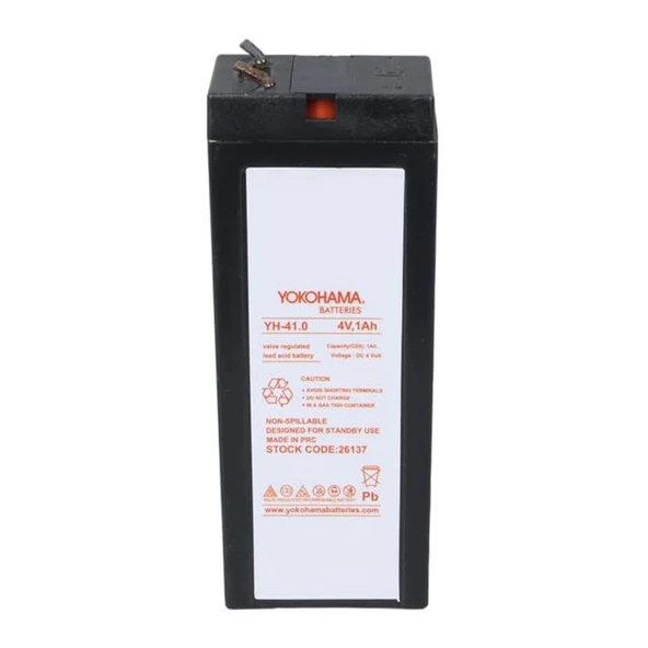 Yokohama YH-41.0 4 Volt - 1 Amper Akü (34x64x21 mm) - 3