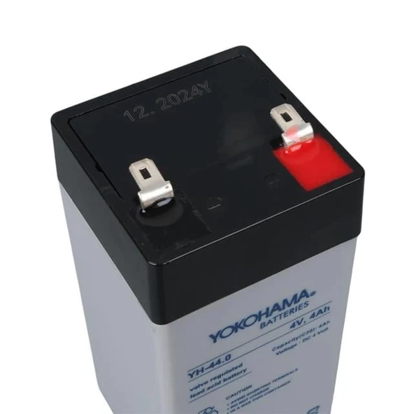 Yokohama YH-44.0 4 Volt - 4 Amper Dik Akü (46x46x100 mm) - 4