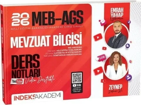 2026 MEB AGS Mevzuat Bilgisi Video Ders Notları İndeks Akademi ürün görseli 1