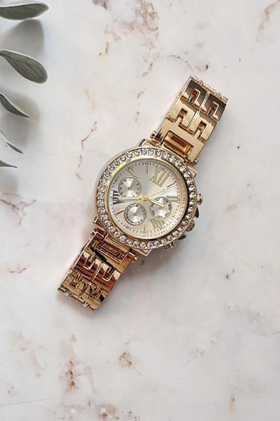 Lapetus Gold Roma Rakam Kadın Kol Saati - 3