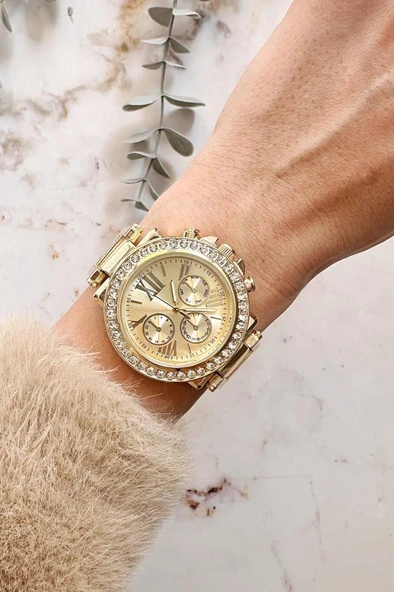 Lapetus Gold Kadran Kadın Kol Saati ürün görseli 1