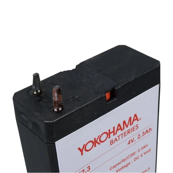 Yokohama YH-42.3 4 Volt - 2.3 Amper Akü (50x100x22 mm) - 4