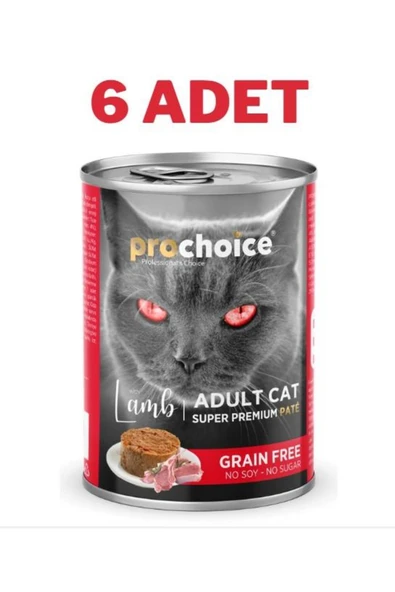 Adult Cat Lamb Pate Kuzulu Kedi Konservesi 6x400 gr - ürün görseli 1