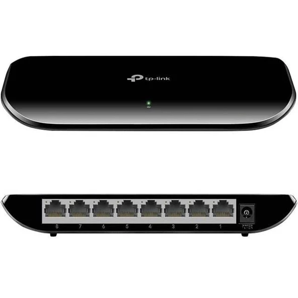 TP-Link TL-SG1008D 8 Port 10/100/1000 Gigabit Switch - Resim 2
