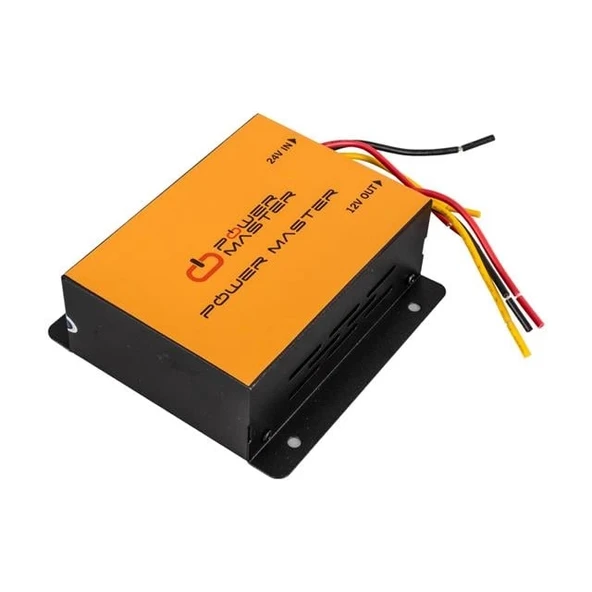 PowerMaster PM-7896 24-12 Volt 5 Amper Oto Konvertör Voltaj Düşürücü - Resim 3