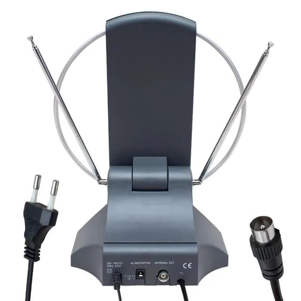 Powermaster Uhf-Vhf Renkli Elektrikli Tv & Fm Üstü Anten DT-101 - 2