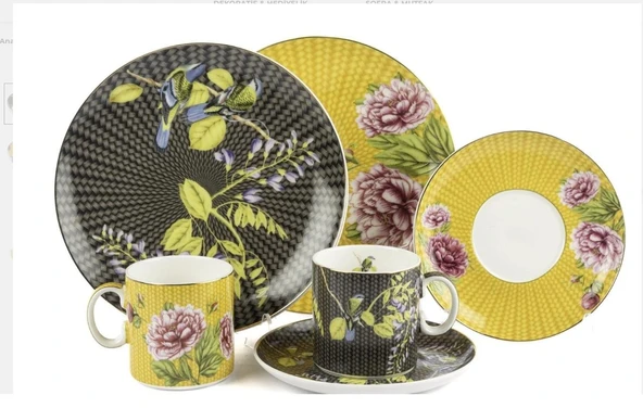 Mikasa Moor Karen 2li Pasta Tabaklı Çay Fincan Seti 6 Parça 180cc P362.839873 ürün görseli 1