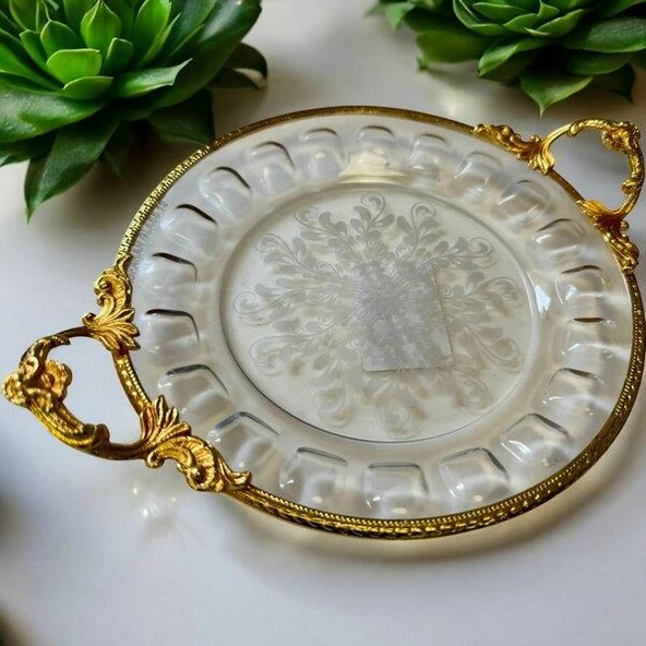 Royking Yuvarlak Sunum Tabağı 19x24 CRG101 ürün görseli 1