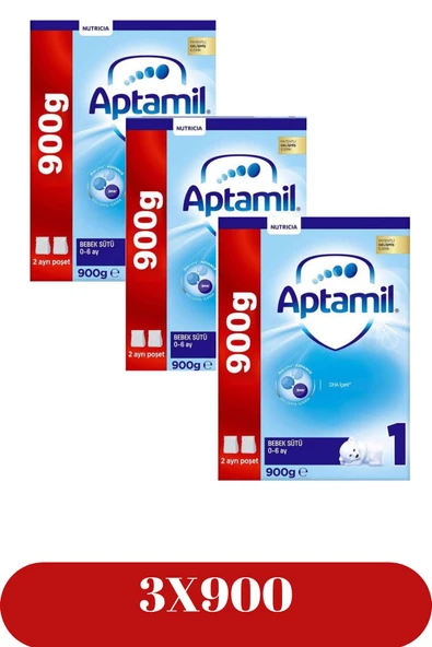 Aptamil Pronutra 1 Devam Sütü 900 gr 0-6 Ay 3 Adet