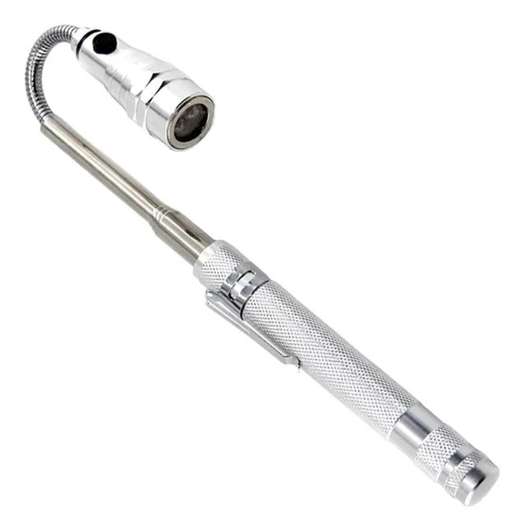 Powermaster MX-2808 Mıknatıslı 360 Derece Döner Başlıklı 3 Ledli Beyaz Işık El Feneri ürün görseli