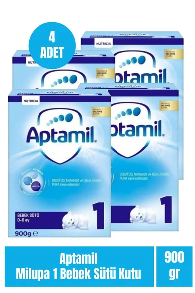 Aptamil Pronutra 1 Devam Sütü 900 gr 0-6 Ay 4 Adet