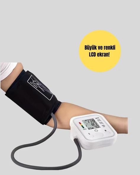 Taşınabilir Pil ve USB Girişli Tansiyon Aleti - Resim 3