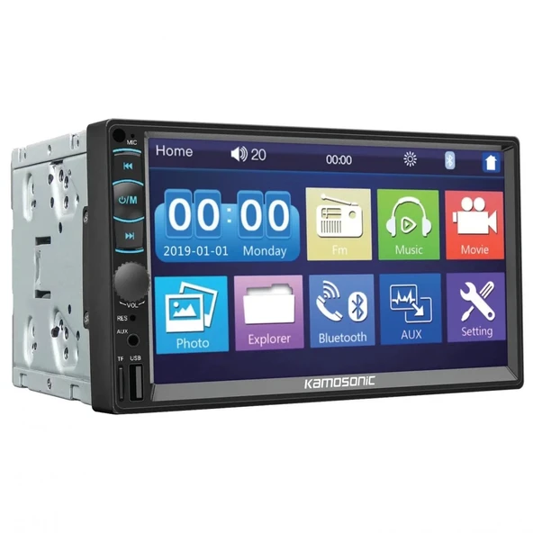Kamosonic Ks-g753 Teyp Double Dın 7 İnç Mirrorlink