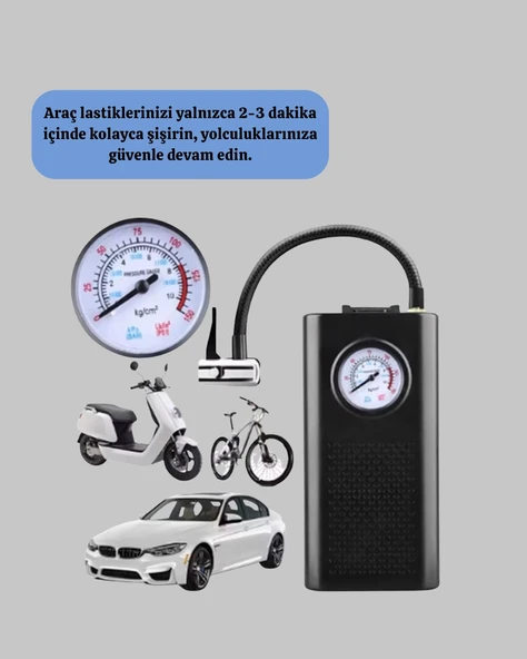 Elektrikli Lastik Pompası - 2