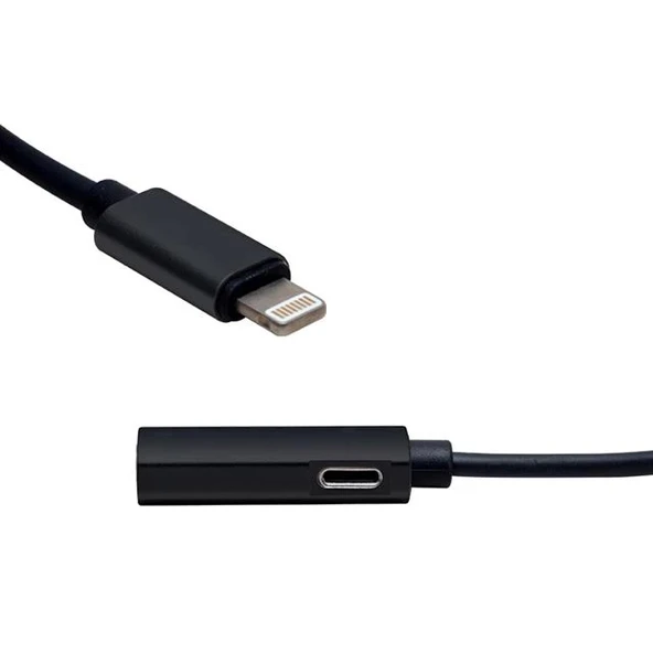 PowerMaster PM-3770 2in1 Lightning Girişli Şarj Ve Kulaklık Çevirici Kablo - 2