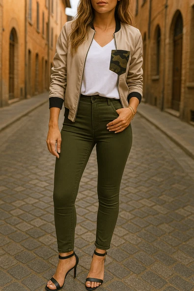 Gabardin Kumaş Yüksek Bel Pantolon 90 Cm 4XLbel40cm ürün görseli