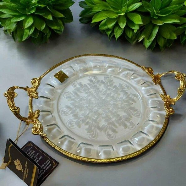 Royking Yuvarlak Sunum Tabağı 29X23 CRG127 ürün görseli 1