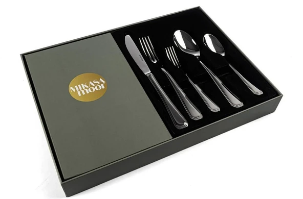 Mikasa Moor Brillante Gold 30 Parça Çatal Kaşık Bıçak Seti P050.372941 - 4
