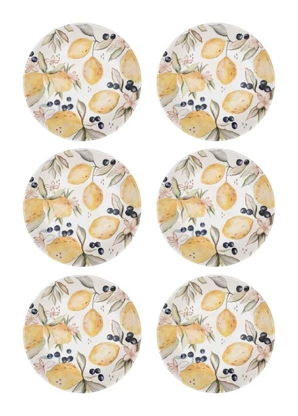 The Mia Limoncello Yemek Tabağı 6lı Set 20CM LMN019