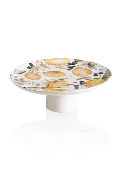 The Mia Limoncello Ayaklı Servis Tabağı 30 CM LMN015 ürün görseli 1