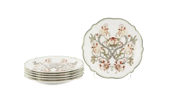 Mikasa Moor Mystic Floral 6lı Pasta Tabağı 20cm P366.106499 ürün görseli 1