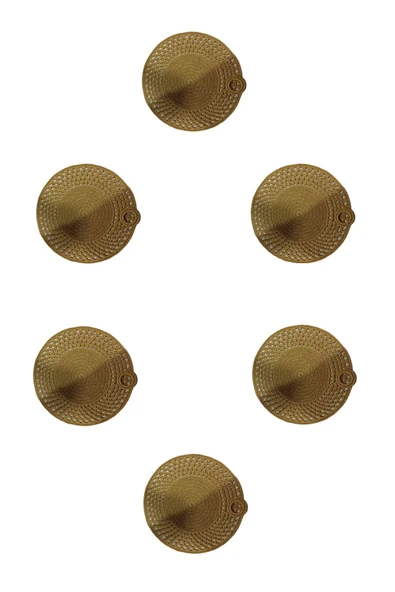 Gold El Örgüsü Desenli Tasarım Supla Takımı