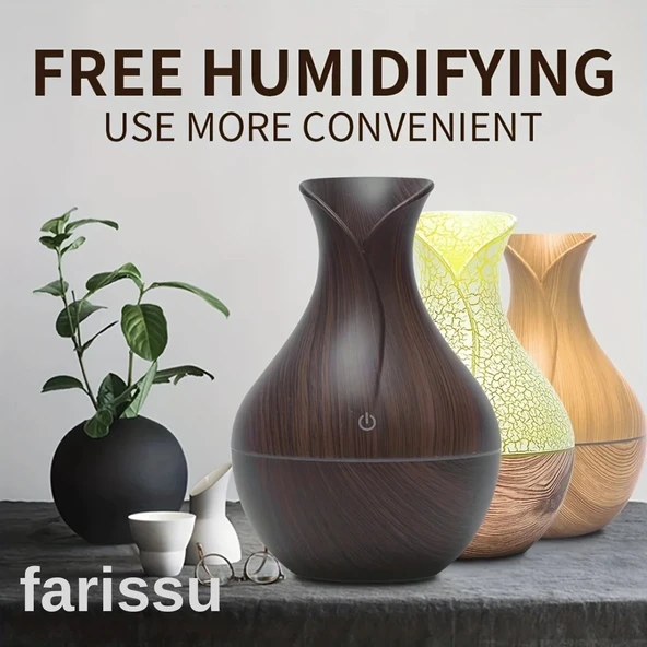 Gold Kama Koku Hediyeli Ultrasonik Aroma Difüzörü ve Nemlendirici - 6