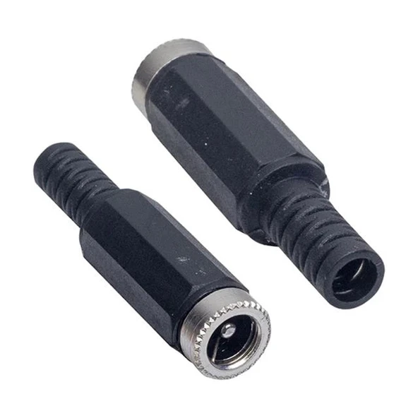 Seyyar 5.5X2.1 Mm Uç Dişi Uzatma Adaptör Fişi