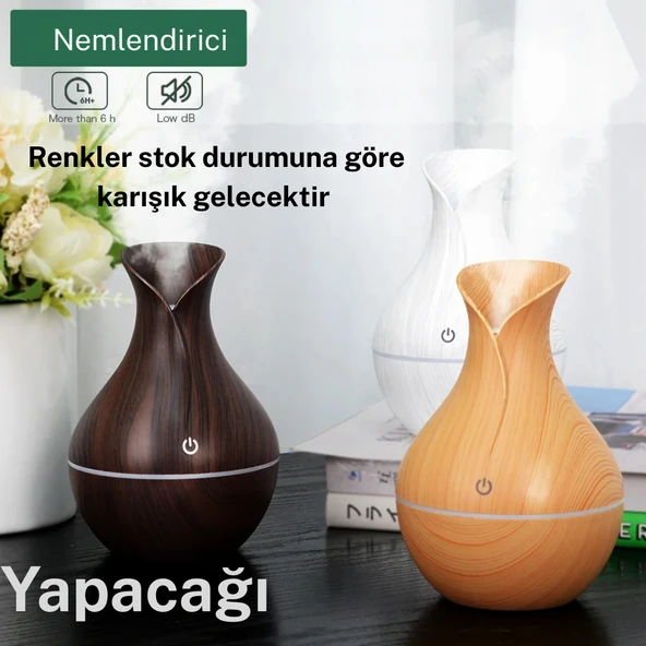 Gold Kama Koku Hediyeli Ultrasonik Aroma Difüzörü ve Nemlendirici - 2
