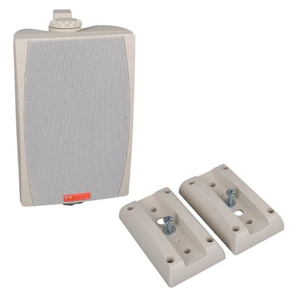 MagicVoice MV-03 16 CM 60 Watt Komütatörlü Hat Trafolu Beyaz Sütun Hoparlör (2'li Takım) - 3