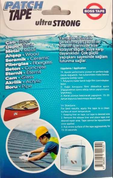 Grande Home Boos Tape Yama Bandı Ultra Güçlü 10cmX15cm - 2