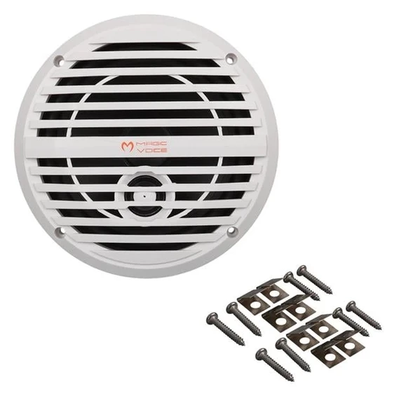 Magicvoice 65-2BQ5S 6.5” Usb'li 60 Watt Çiftli Marine Horn Hoparlör - Resim 3