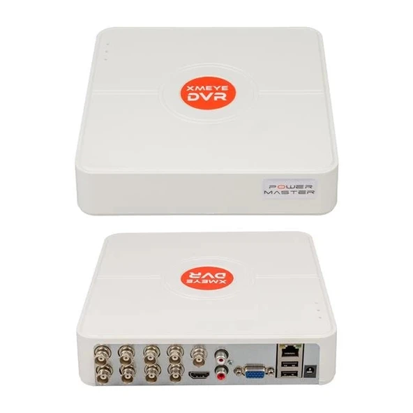 Powermaster AHD-ANALOG-TVI-CVI 1080N 5MP Destekli 8 Kanal Dvr-Xvr Kayıt Cihazı